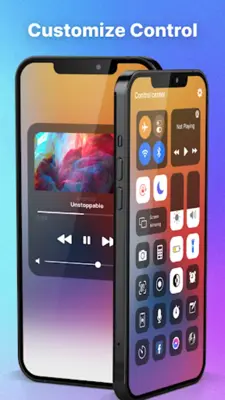 Control Center IOS 15 android App screenshot 1